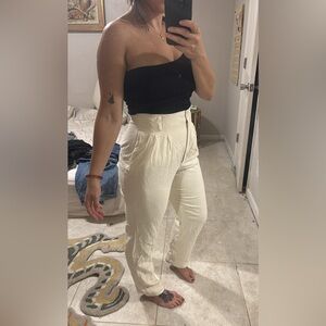 Vintage 100% silk pants